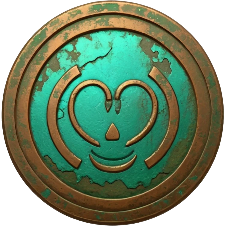 Ancient coin (patina) emoji