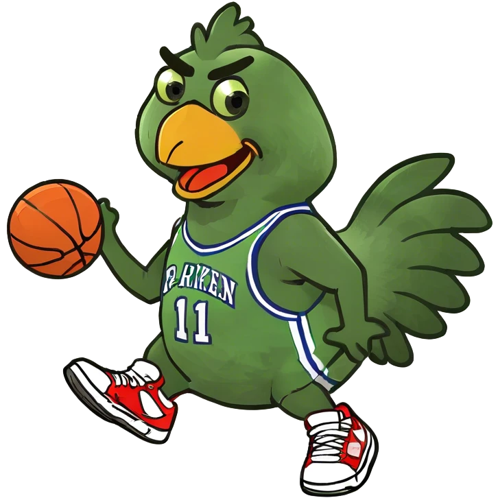 chicken dunking a basketball  emoji