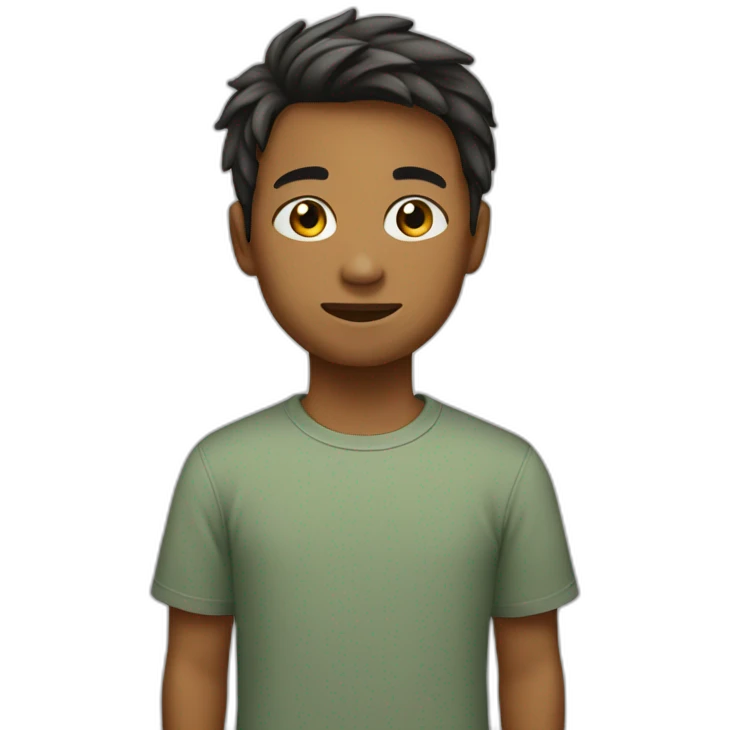 neduAI (boy with T-shirt) emoji