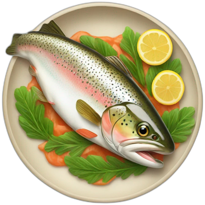 cooked trout emoji