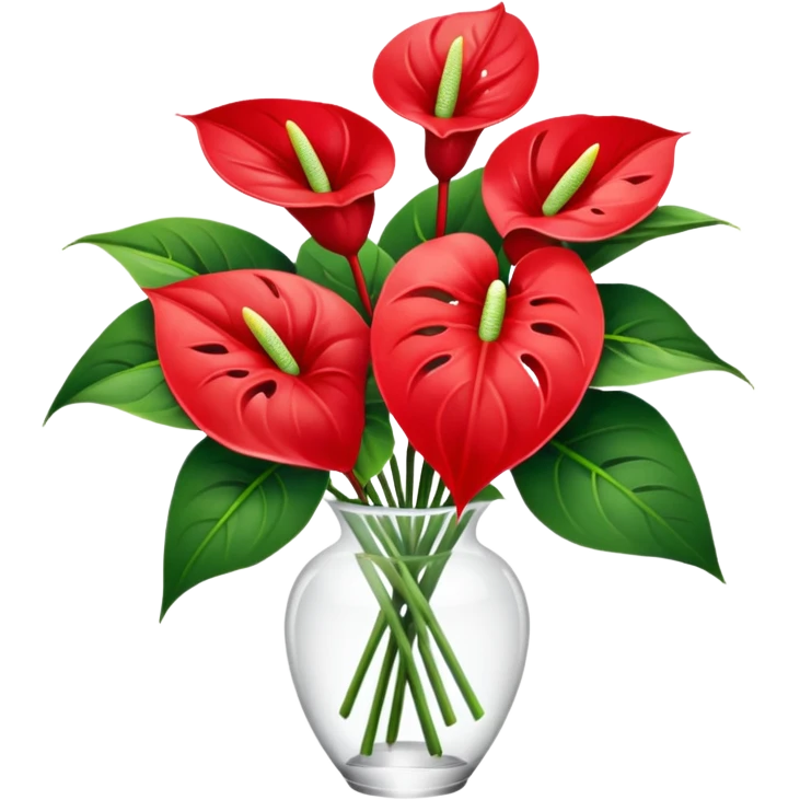 orchidee - sonnenblume - anthurienstrauss - ohne blumenvase emoji