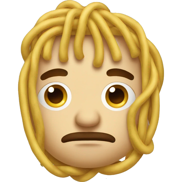 uncooked spghetti man looking sad emoji
