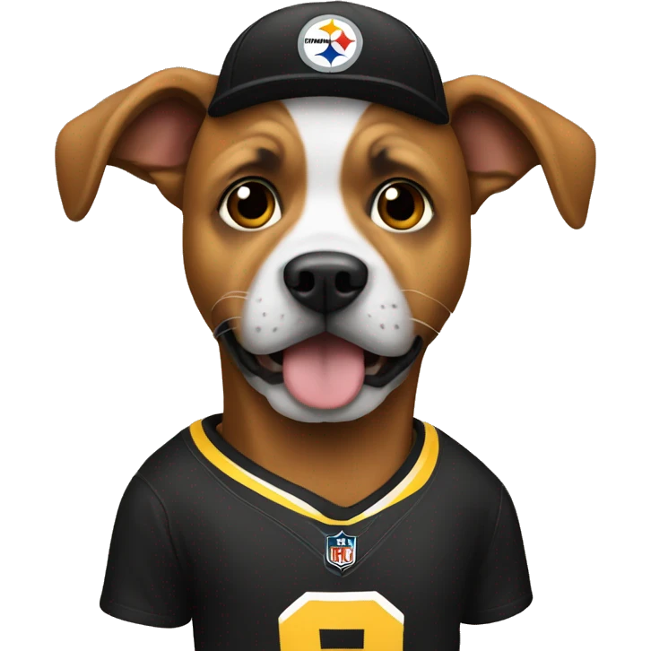 Dog Steelers emoji