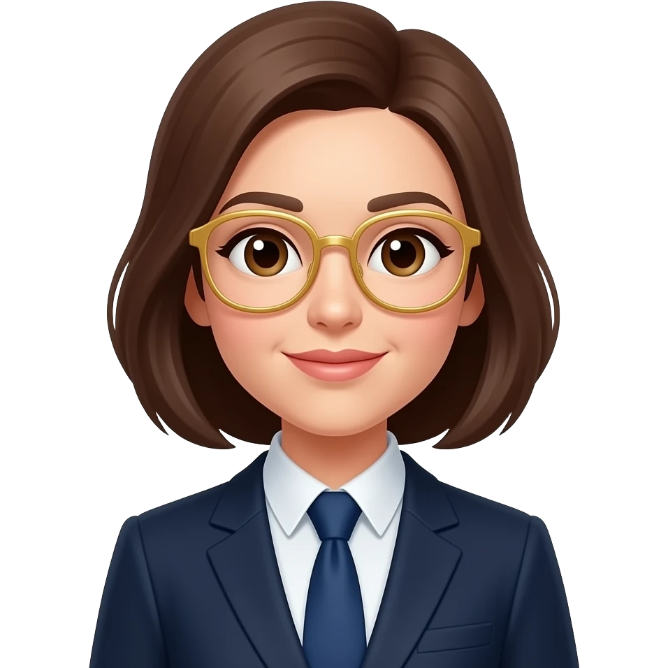 女秘书金丝眼镜 emoji