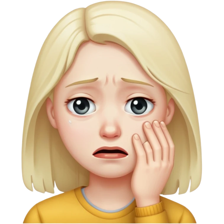Sad crying  emoji