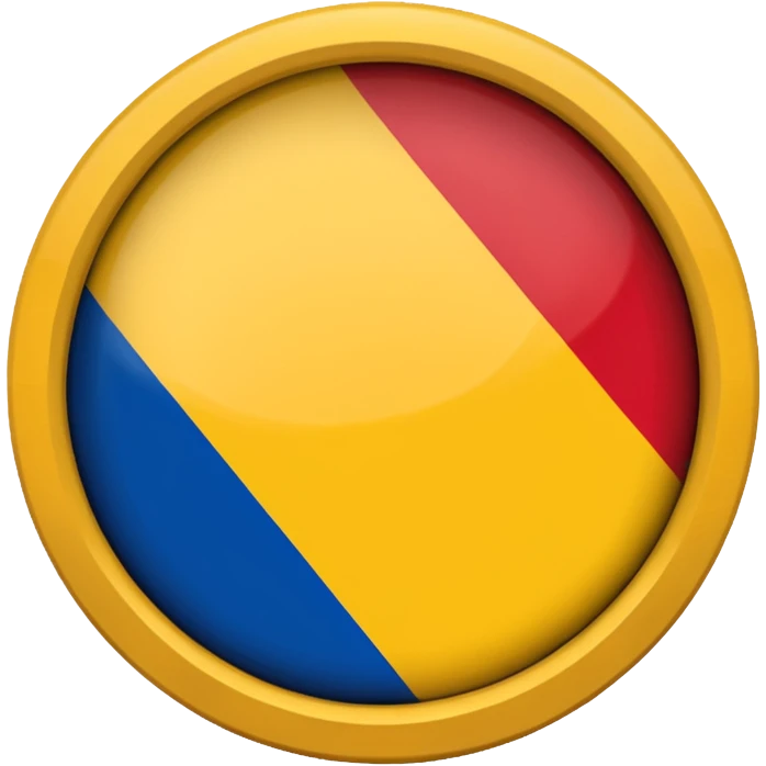 Bandera de colombia circular emoji