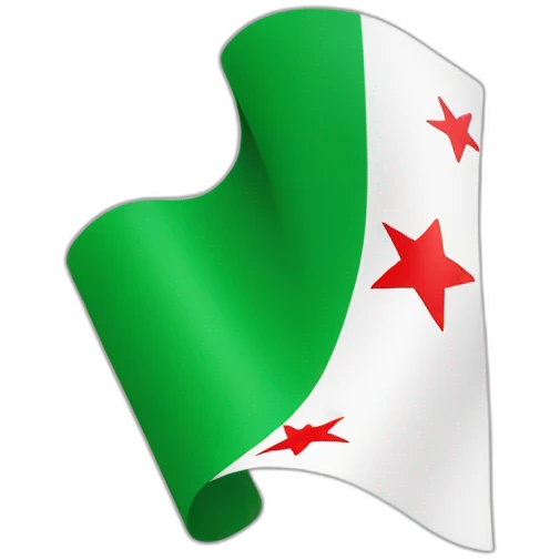 Drapeau syrie vert emoji