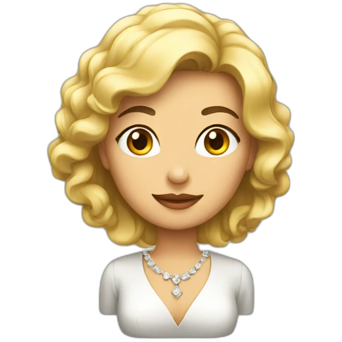 Mujer elegante  emoji
