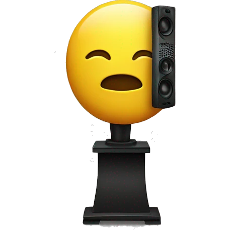 Large party speaker emoji
