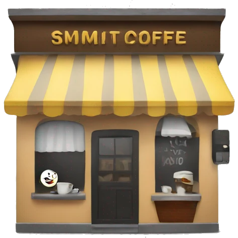 vinyl coffee shop  emoji