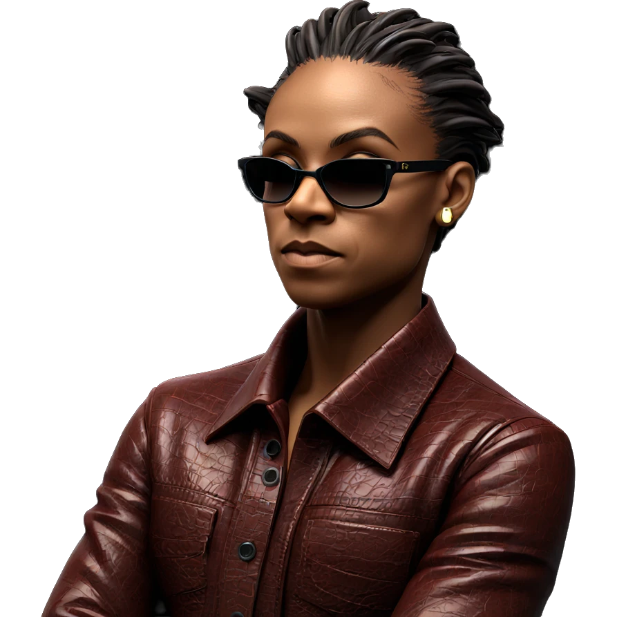 cool vibes in dark shades emoji