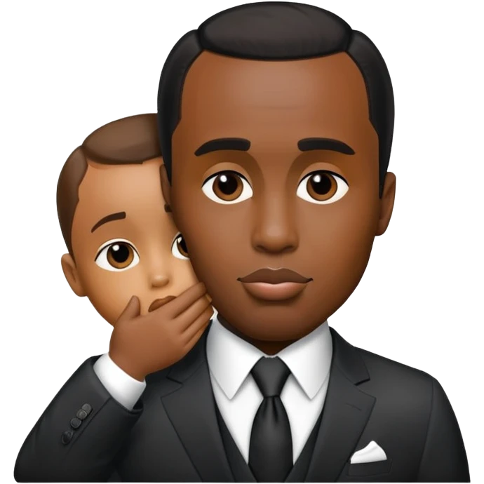 P diddy kissing p Diddy  emoji
