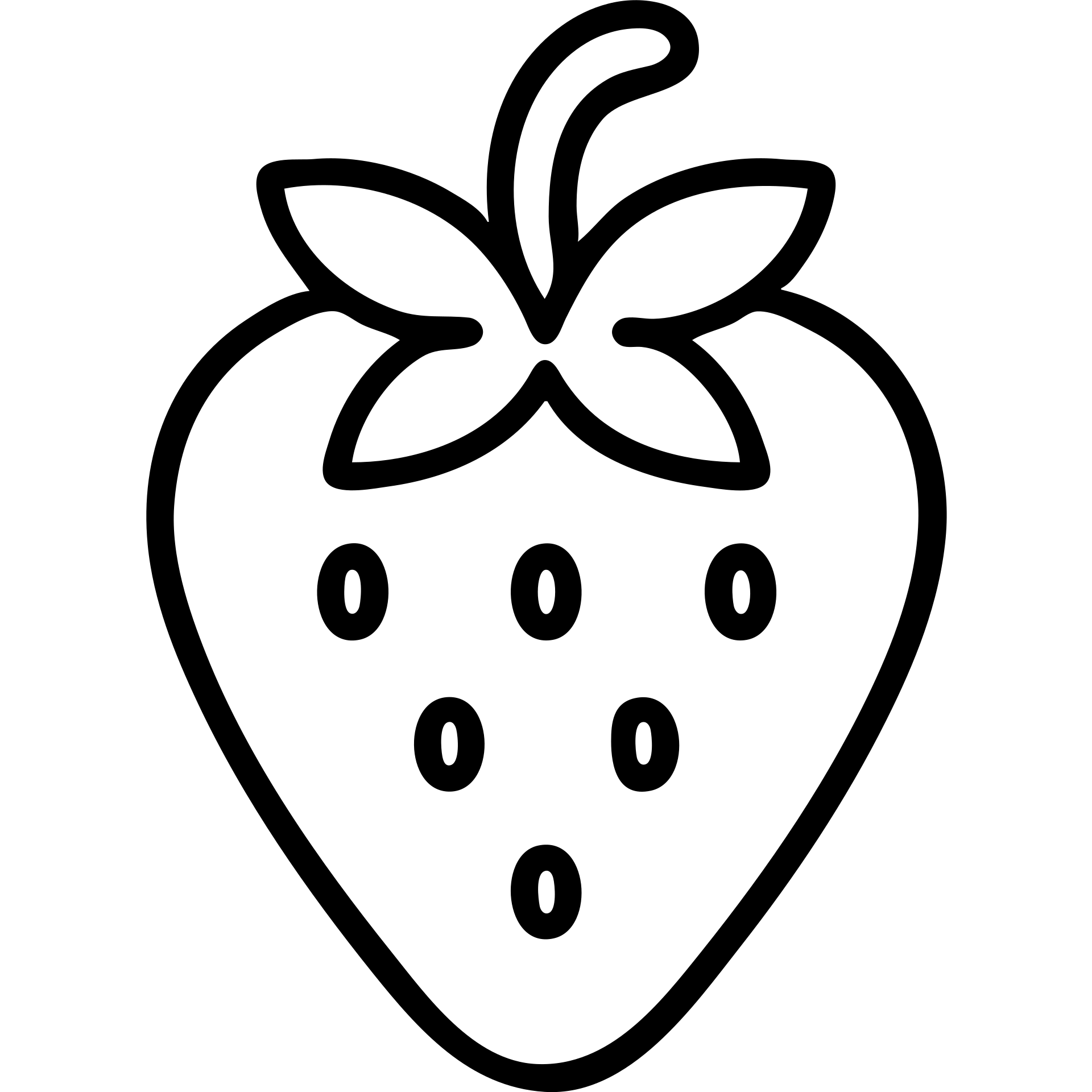 strawberry neon sign outline emoji