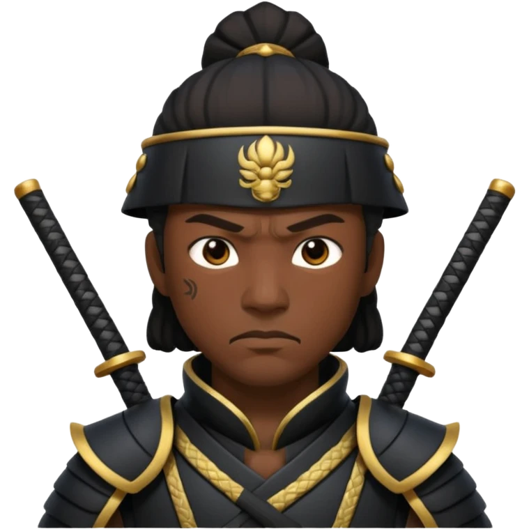 black samurai emoji