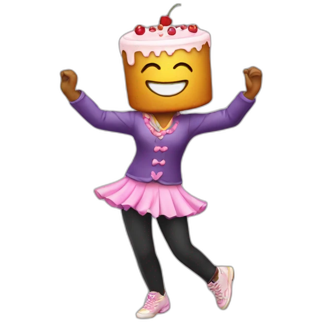 dancing-cake emoji