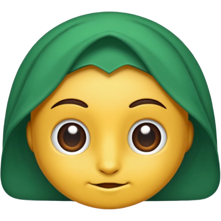 Kurdale yeşil emoji
