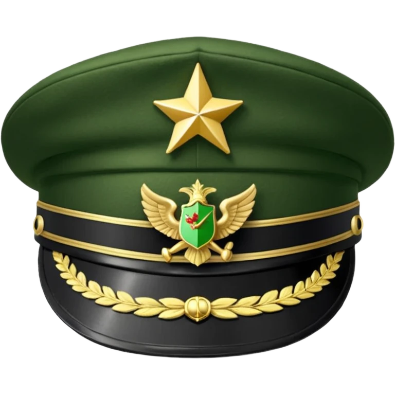 military hat emoji