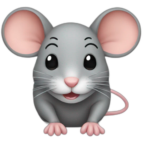 Mouse whith a rat emoji