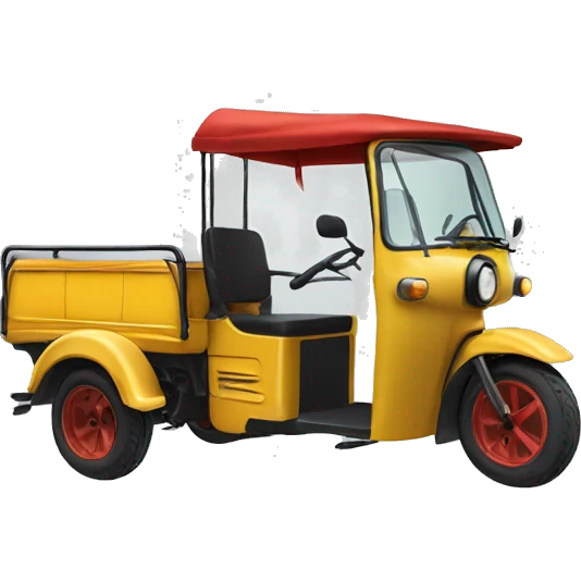 Tuk tuk cross kart  emoji