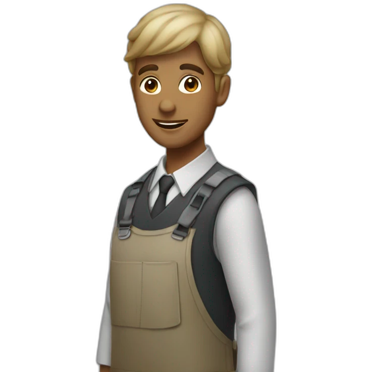 Saïd the canteen staff emoji