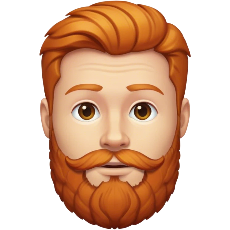 ginger bearded man emoji