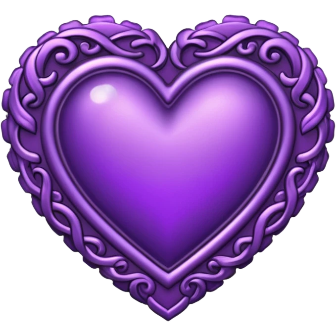 Purple Heart add infinite emoji