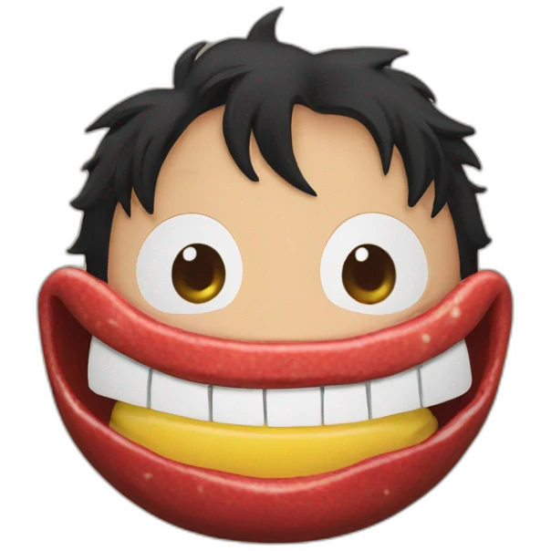 Luffy snack man emoji