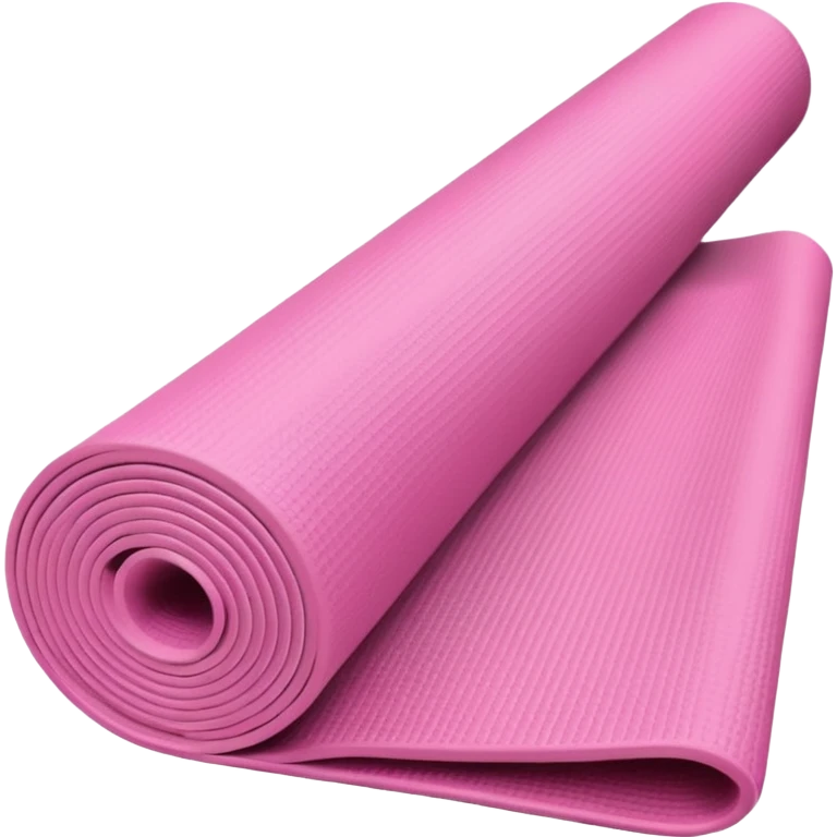 Yoga mat pink emoji