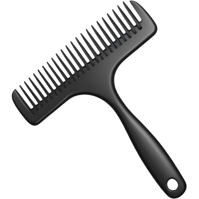 hairdressing comb emoji