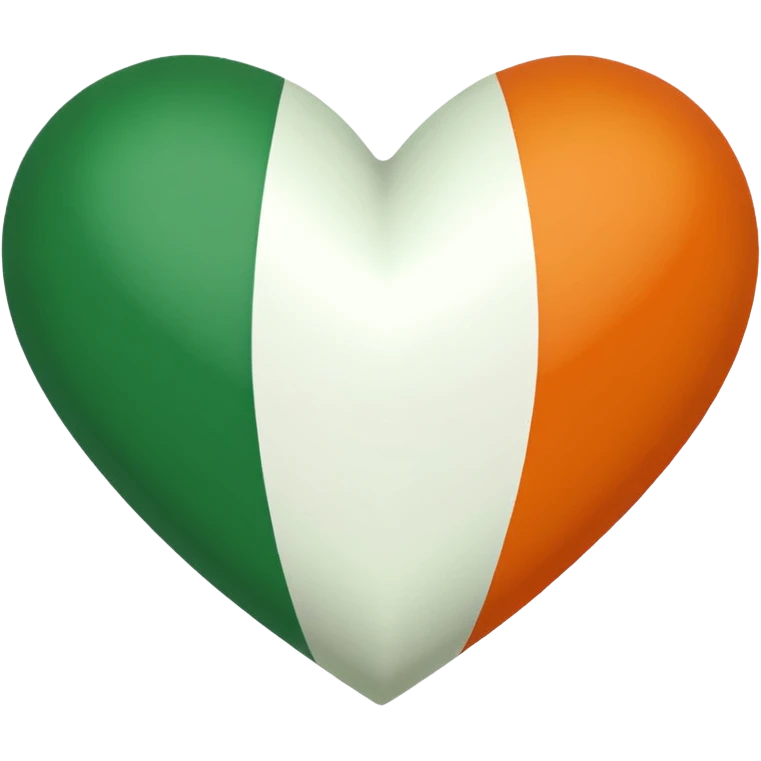 irish flag heart  emoji