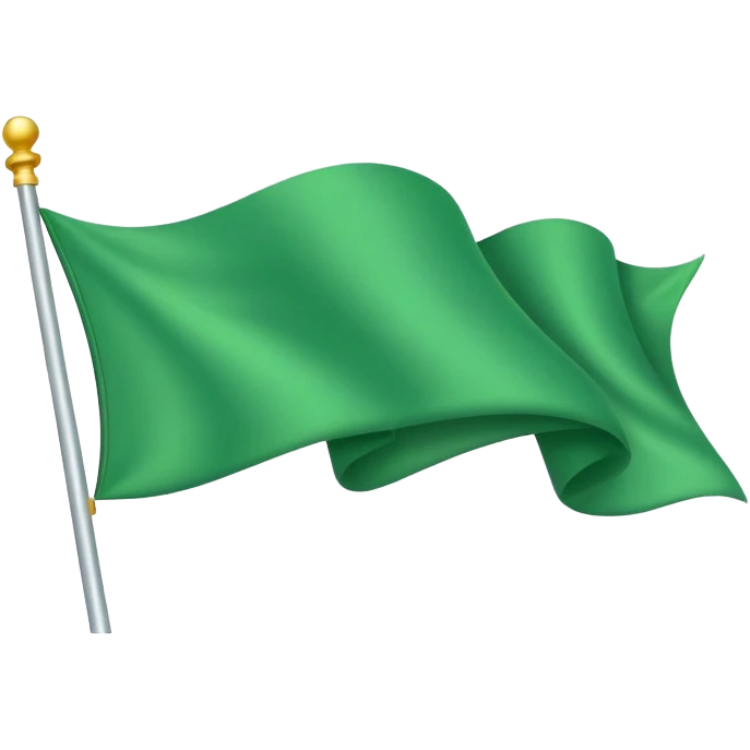Green flag emoji