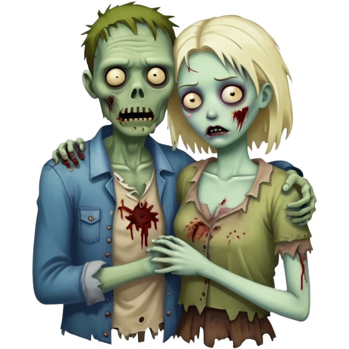 Zombie love  emoji