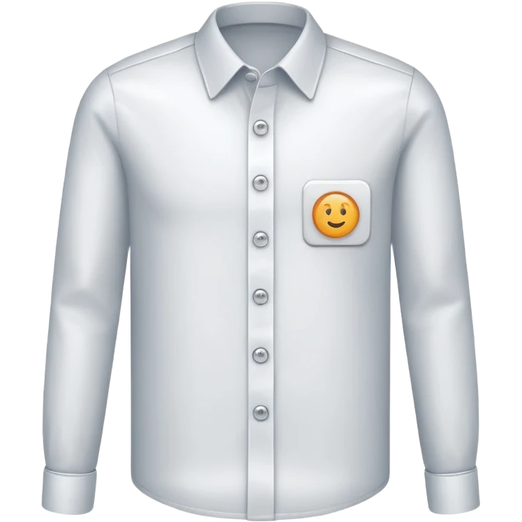 button on a shirt emoji