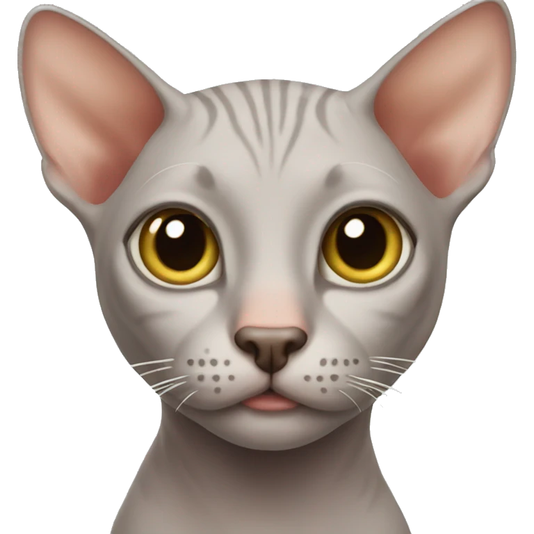 Hairless cat emoji