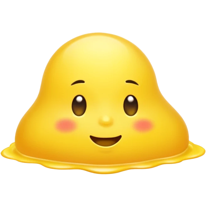 Sunbathing blob emoji