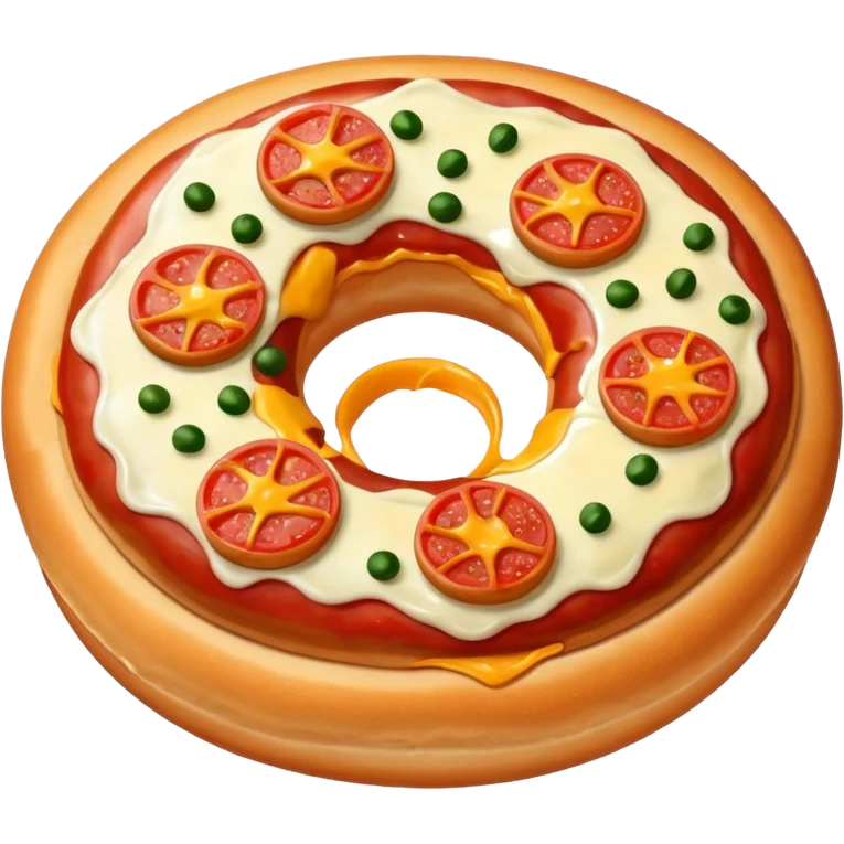 Pizza donut emoji