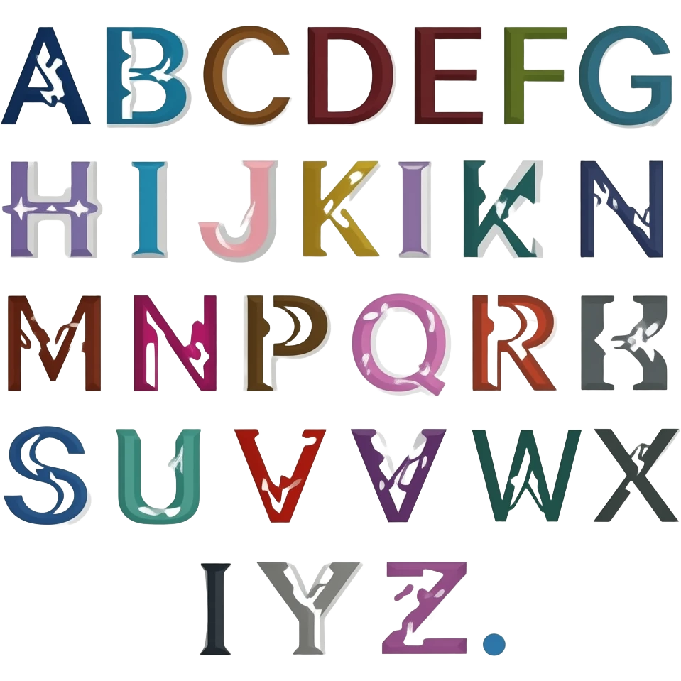 abcdefghijklmnopqrstuvwxyz alphabet emoji