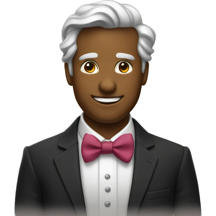 formal elegance with a bowtie emoji