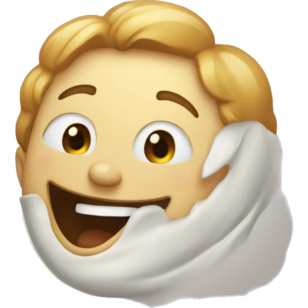 Laughing hearts emoji
