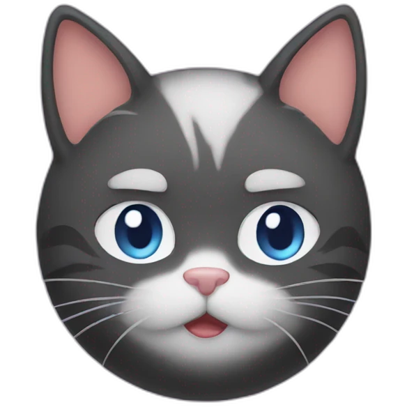 Bored cat ears emoji