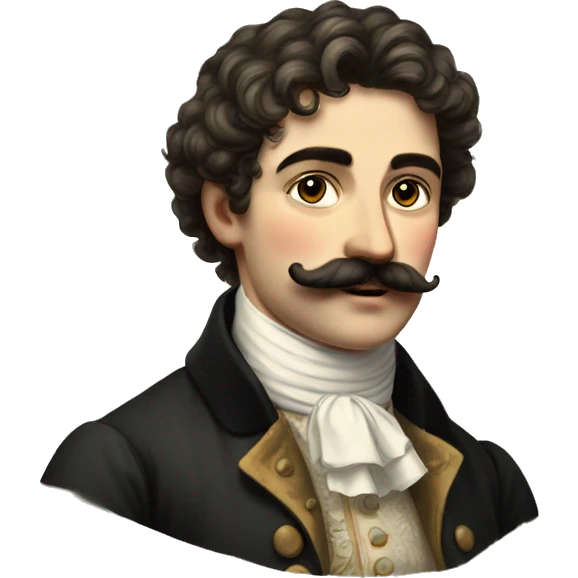 guy 20 years old italian with moustache 19th century  emoji