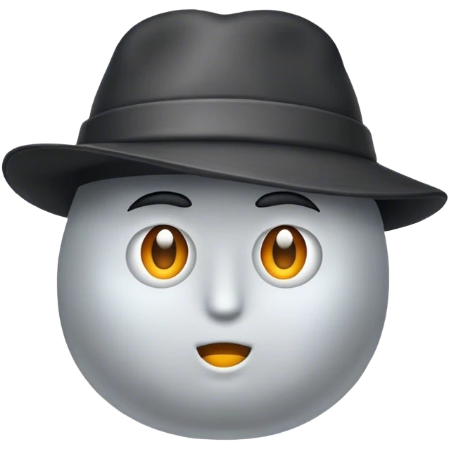 rock with hat emoji