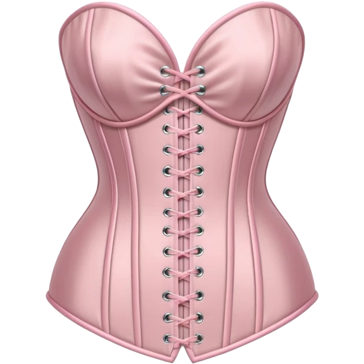 soft pink corset emoji