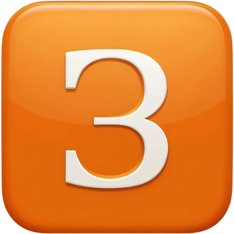 make me an emoji of the letter E from etsy no background high def orange square witha white E in the center with a times new roman looking font emoji