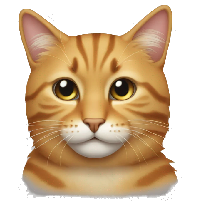 Hot breathless cat emoji