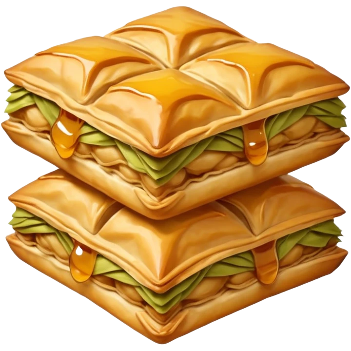 baklava 1 peice  emoji