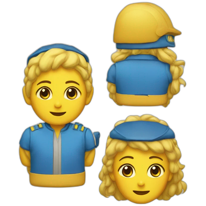 Tarjeta amarilla - árbitro emoji