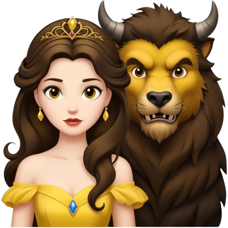 Beauty and the beast  emoji