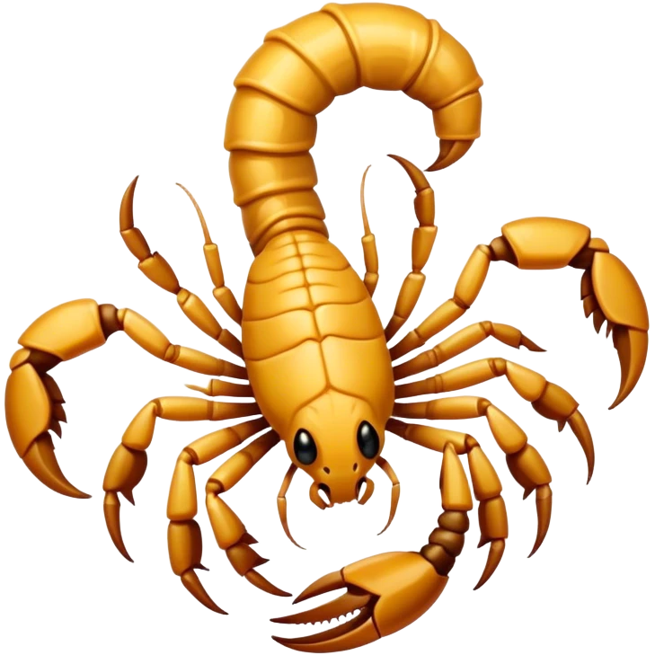 cute scorpion with bow on its head  emoji