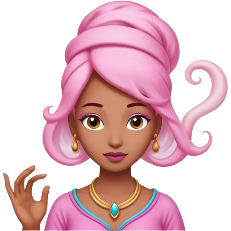 Female genie - pink smoke trail





































 emoji
